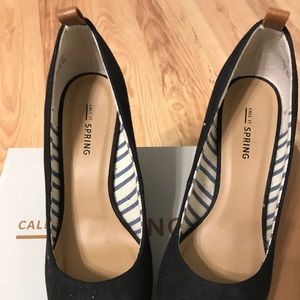 Round toe wedge heels - Call It Spring.